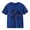 Blue, variant on Kids Girls Baseball Printed Trendy Tees Short Sleeve Crewneck T-Shirts Girls Boys Athletic Shirts Casual Summer Tops