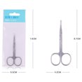 thumbnail image 2 of Eyebrow Trimmer For Women， Mini Cuticle Scissors Small Scissors Professional Eyebrow Trimmer， For Manicure Beard, 2 of 8