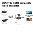 thumbnail image 6 of Fairnull Adapter Cable High Resolution Quick Transmission Plug Play SCART to -compatible 1080P Video Converter Cable for Home Theater, 6 of 11