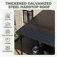 thumbnail image 5 of NETAJE 10'x14' Outdoor Metal Gazebo, Hardtop Wall Mounted Gazebo & Pergola with Metal Sloping Roof, for Backyard, Deck, Patio, 5 of 7