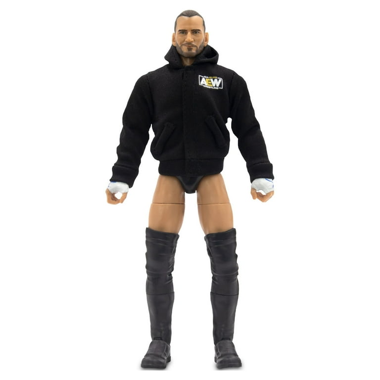 AEW Unrivaled 6-inch Articulated CM Punk Toy Figure with