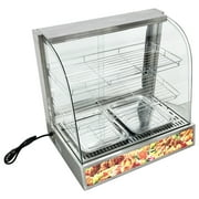 INTBUYING 3 Tiers Electric Food Warmer Dessert Display Cabinet Heated Case 30-110 ℃