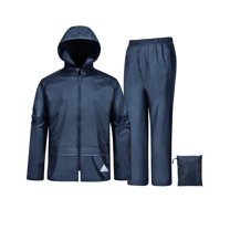 Geeksport Men's Waterproof Ventilate Rain Suit, Breathability Rating: 5000g/m2/24hr