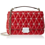 Michael Kors Sloan Ladies Large Bright Red Leather Crossbody Bag 30S9LSLL7Y683