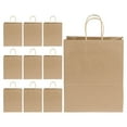 thumbnail image 2 of KAKOWELY 10 bolsas de papel para regalo de pequeñas empresas, bolsas de papel para regalo, bolsas de papel para compras con asas, 2 of 5