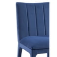 thumbnail image 4 of Brianne Navy Velvet Dining Chair with Wood Frame, 4 of 5