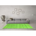 thumbnail image 3 of Ahgly Company Indoor Square Solid Green Modern Area Rugs, 6' Square, 3 of 4
