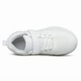 thumbnail image 3 of vibdiv Boys Girls Sneakers Cheerleading Shoes Lightweight Competition Youth Cheer Shoes Sports Athletic Running Kids Shoes All White Big Kid Size 4, 3 of 4