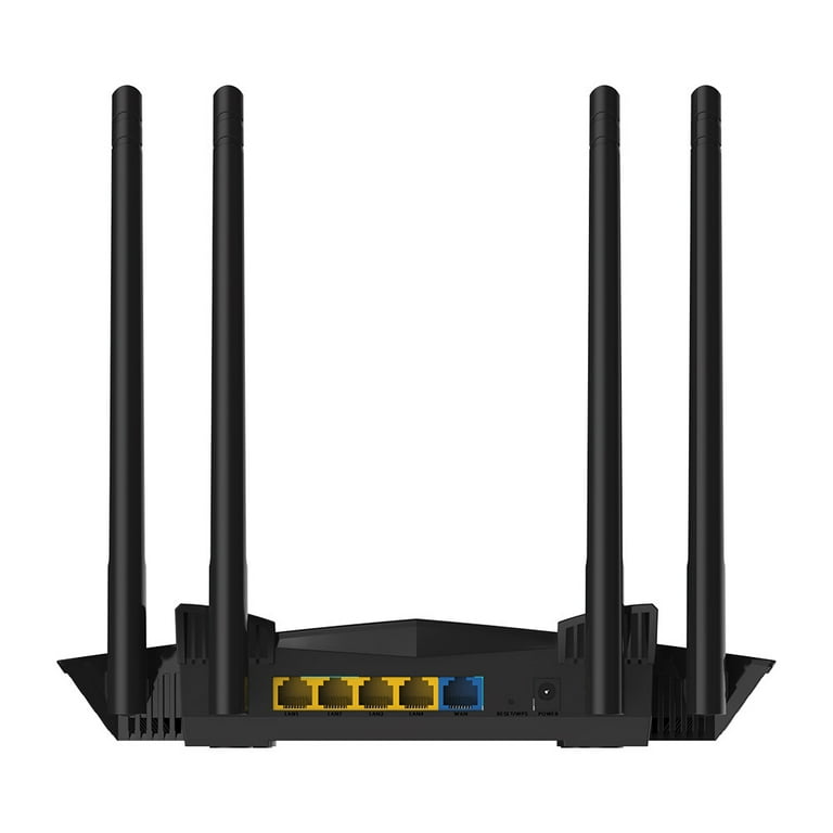 WiFi Router - AC1200 Dual Band Wireless Internet Router, 4 x