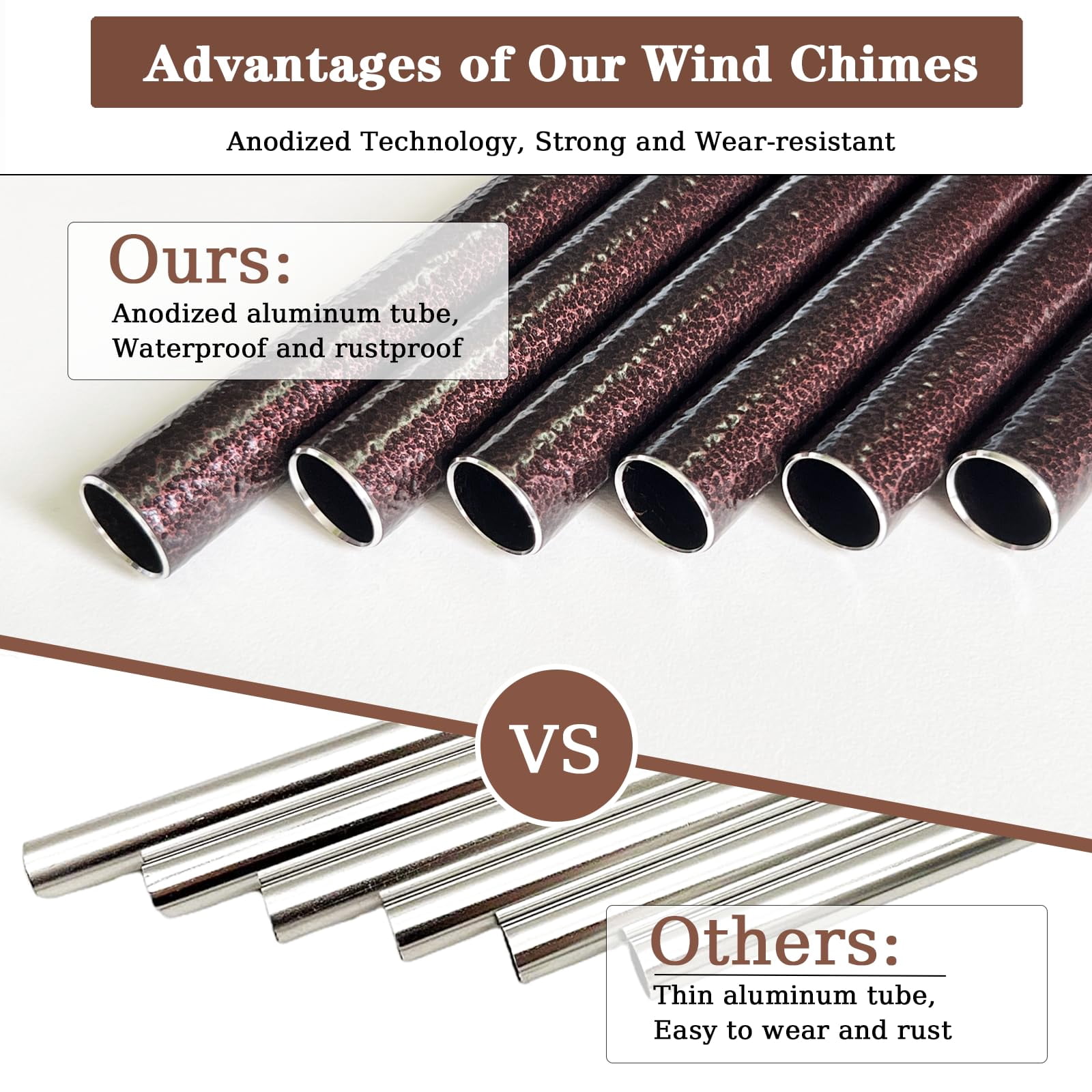 Sympathy Gift  32'' Memorial Wind Chimes For Loss Of Loved One Mother Father Miscarriage Bereavement/condolence/funeral Gifts Windchimes In Memory A (bronze)