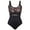 Black, variant on MANIFIQUE Women's Bra Free Bodysuits Tummy Control Shapewear Thong Body Shaper with Removable Pads