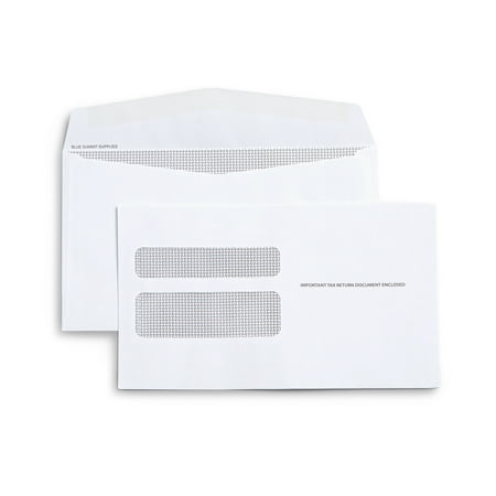 500 W2 Tax Envelopes, Designed for Printed W2 Laser Forms from QuickBooks Desktop or Similar Tax Software, 5 5/8 X 9, Gummed Flap, 500 Form Envelopes (NOT FOR QuickBooks (Best Way To Print Envelopes)