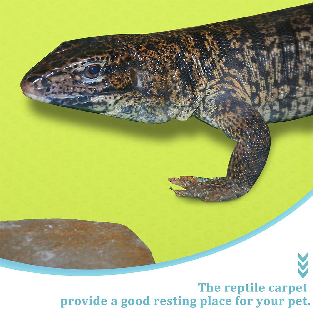 OUNONA Light Green Terrarium Liner Carpet for Reptile Enclosures, and Decorative Habitat Flooring