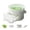 Multicolor, variant on Drawer Type Ice Cube Storage Bucket Easy Release Ice Tray Container With Handle Leakproof Ice Storage Bin For Fridge Cocktail Drinks Party(White-17.5X14X17.5Cm)