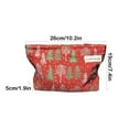 thumbnail image 3 of HongHeng Clearance Under $2.00 Christmas Cosmetic Bag Holiday Gift Bag Going Out Toiletry Bag Handbag Christmas Tree Cosmetic Bag Red Cosmetic Bag, 3 of 6