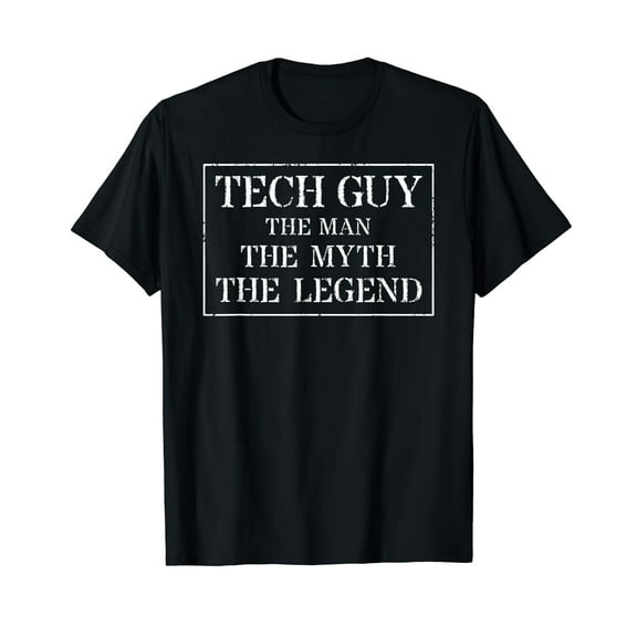 IT Tech Guy T Shirt For Gift: The Man Myth Technology Legend T-Shirt