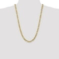 thumbnail image 4 of Primal Gold 10 Karat Yellow Gold 6mm Light Concave Figaro Chain, 4 of 4