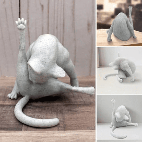 Cats Sculpture Funny Cats Figurine, Cats Figurines for Cats Lovers, Cats Statues Home Decor, Cats Gifts for Cats Lovers