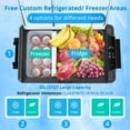 thumbnail image 2 of 2024 New Portable Car Refrigerator/Freezer Electric Cooler Car Fridge, 12V Fridge for Car, 58 Quart -4℉-68℉ Portable Refrigerator for Home, Bar, Camping, Travel, Fishing, Outdoor, 2 of 7