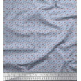 thumbnail image 1 of Soimoi Poly Georgette Fabric Dot,Leaves & Rose Small Decor Fabric Printed Yard 52 Inch Wide, 1 of 3