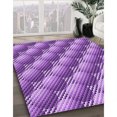 thumbnail image 2 of Ahgly Company Indoor Round Patterned Violet Purple Area Rugs, 6' Round, 2 of 6