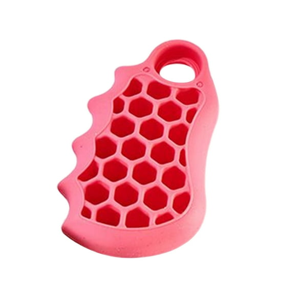 Ejercitador de Silicona Salvador Entrenamiento de Fuerza de Compresión Hueco Rosado 11 cm x 6.6 cm