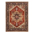 thumbnail image 5 of Umbria Rust/Navy Hand Made Wool Area Rug, 5 of 5