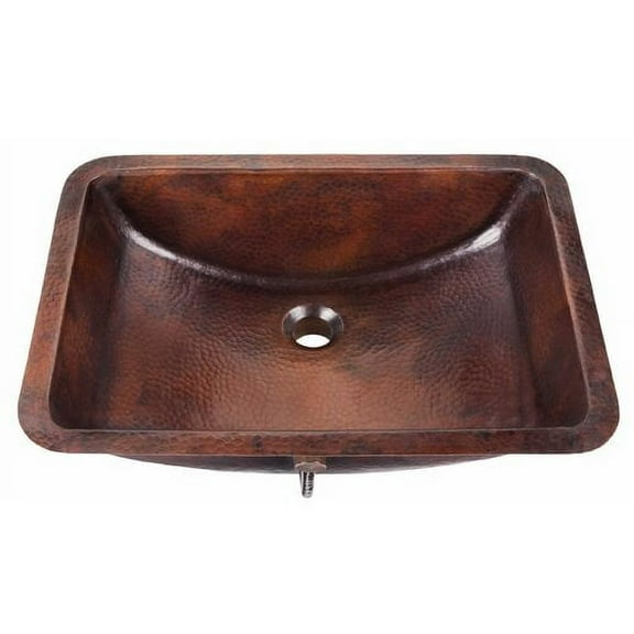 Sinkology Curie 21" Undermount Bathroom Sink in Copper