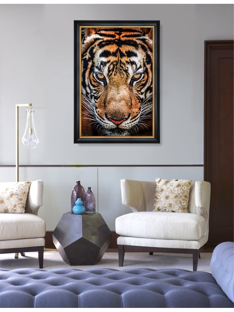 DECORARTS - Tiger on the Prowl Wild Animal Wall Art. Giclee Prints