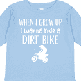 thumbnail image 4 of Inktastic Dirt Biking Motocross Future Dirt Biker Boys or Girls Long Sleeve Toddler T-Shirt, 4 of 5