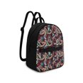 thumbnail image 2 of Eheartsgir Colorful Print Design Mini Backpack, Lightweight Polyester Work Bag for Outdoor Shopping, Adjustable Strap Travel Backpack, 2 of 8