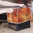 thumbnail image 3 of ZUXONGSY Fall Maple Leaf Toast Cover 2 Slice Bread Toaster Oven Dustproof Cover Wide Slot Bread Maker Cover Toaster Protector Reusable Kitchen Appliance Accessories Thanksgiving Decor, 3 of 7