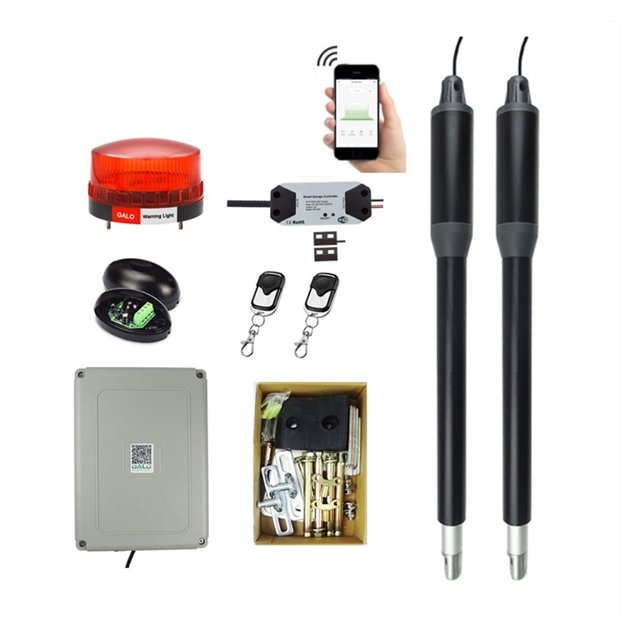 Electric Automatic Strong Dual Arm Swing Gate Opener Up To 660 Lbs Hardware Driveway Door KIT For Driveway ,Ultra-Quiet Operation