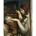 thumbnail image 2 of Jacek Malczewski 15x18 Gold Ornate Wood Frame and Double Matted Museum Art Print Titled - Death, 2 of 4