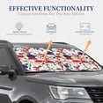 thumbnail image 4 of Haiem Colorful Mushrooms (2) Car Windshield Sun Shade (2 Pieces) Foldable Windshield Sun Shade Car Accessories for Truck SUV Pickup-Medium, 4 of 7