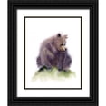 thumbnail image 1 of Shefranov, Olga 12x14 Black Ornate Wood Framed with Double Matting Museum Art Print Titled - Bear, 1 of 4