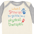 thumbnail image 4 of Inktastic Physical Therapist Future Boys or Girls Long Sleeve Baby Bodysuit, 4 of 5