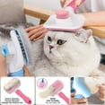 thumbnail image 2 of Dog Brush  Pet Deshedding Brush  Effectively Reduces Shedding by Up to 90% Gently Removes Loose Undercoat(Pink), 2 of 6
