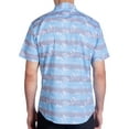 thumbnail image 5 of Visive Mens Big And Tall Short Sleeve Button Shirt, Printed Palm Shirts, 5 of 9