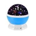 thumbnail image 1 of Luz nocturna para niños, proyección de estrellas de 360°, lámpara de proyección giratoria, luz de techo LED, luz nocturna para bebés, regalo para bebés (azul), 1 of 4