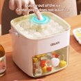 thumbnail image 2 of Ice Tray with Lid Bin 48 Cavities Ice Mold for Freezer Quick-release Ice Maker for Home Kitchen Travel Restaurant Party, 2 of 7