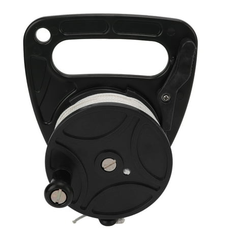 

Diving Reel Neat Winding Rust Proof Anchor Rope Reel Portable Moving For Water Sports Black Reel