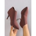 thumbnail image 1 of opean And American Fashion Pointed Toe Stretch High Heel Classic Boots, 1 of 5