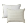 thumbnail image 5 of VCNY Home Embroidered 3-Piece Taupe Pick Stitch Microfiber Quilt Set, Full/Queen, 5 of 6