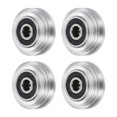 thumbnail image 1 of 4 Pcs Roue d'Imprimante 3D avec Roulement Linéaire 625RS, Roue à Poulie en Plastique pour Imprimante 15D, Transparent, 1 of 5