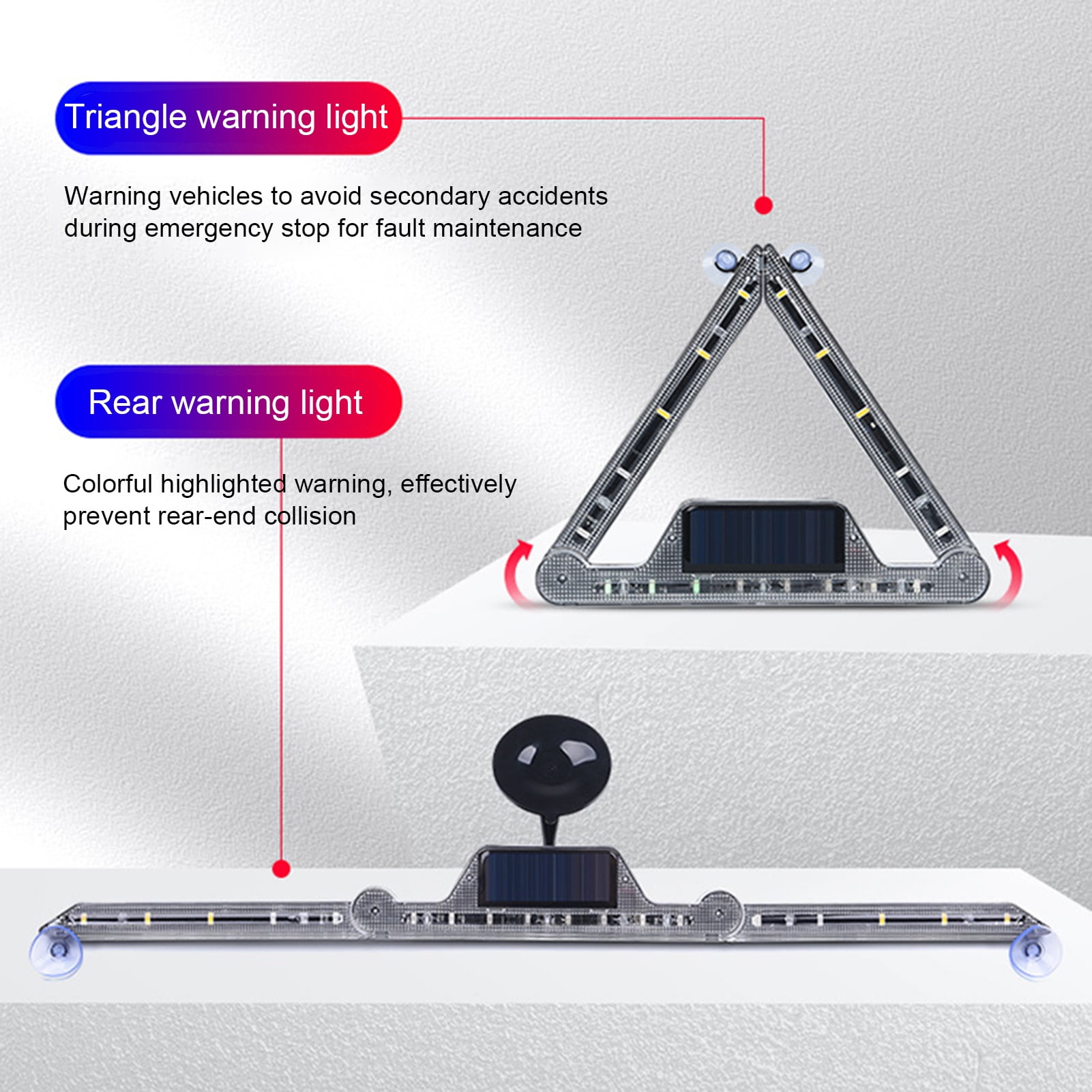 Mightlink 1 Set Car Fault Warning Light Long Battery Life Eyecatching Reminder High