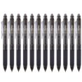thumbnail image 1 of Bolígrafos de gel ParKoo retráctiles borrables, 0,7 mm, negro, paquete de 12, 1 of 7