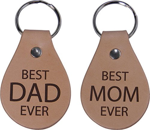best dad ever keychain