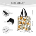 thumbnail image 3 of Easygdp Giraffes Head Bolsa Tote para Mujer, Bolso de Hombro para Trabajo, Playa, Viajes, Compras y Supermercado, 3 of 7