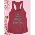 thumbnail image 3 of Every Mom Is A Queen Crown Racerback Tank Women -Image by Shutterstock, Female Large, 3 of 4